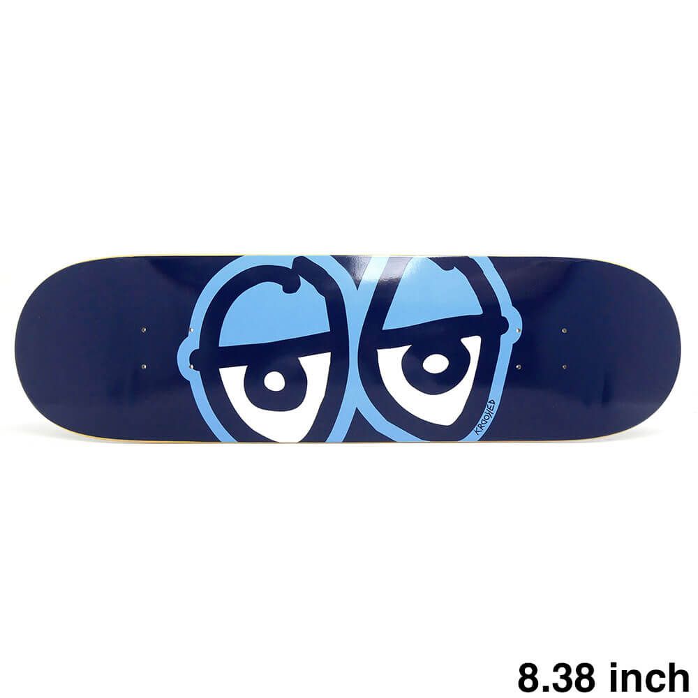 KROOKED DECK クルキッド デッキ TEAM EYES BLUE EASY RIDER 8.38 スケートボード スケボー