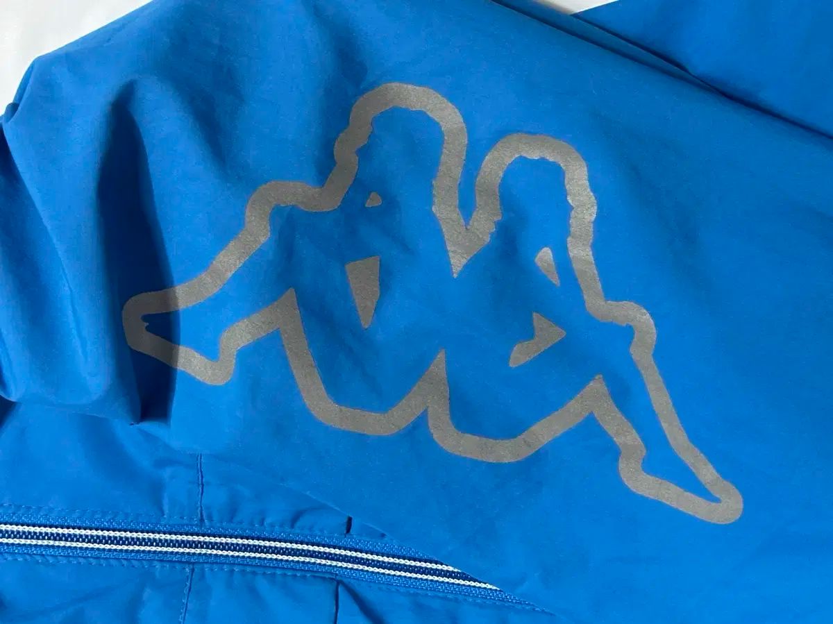 Kappa(カッパ) 青 フード ウインドブレーカー