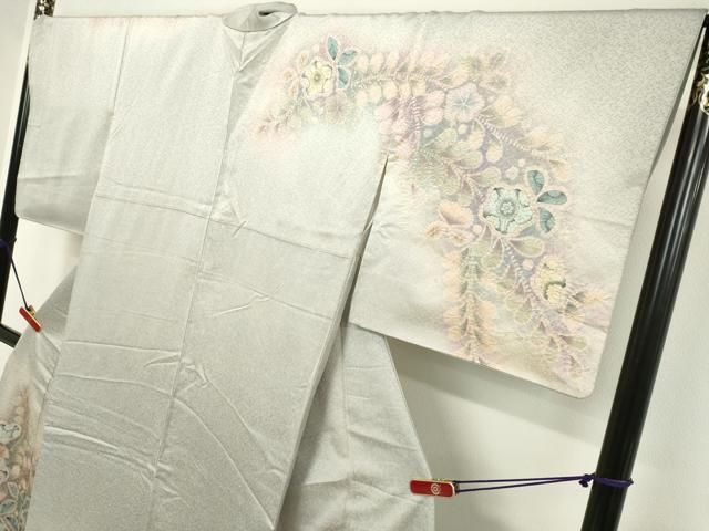 平和屋着物○越後十日町の一流染匠 桐屋・翠山工房 訪問着 絞り 辻が花