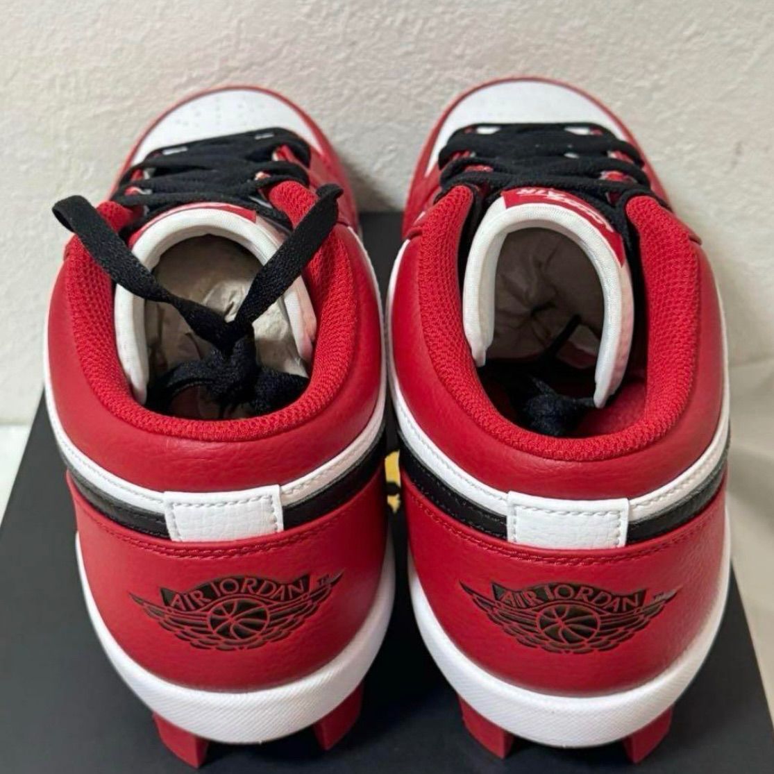 Jordan 1 RETRO MCS LOW 白×赤 スパイク ☆ NIKE ナイキ ジョーダン
