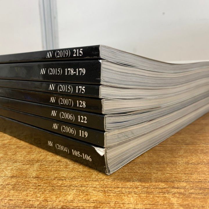 ▲01)【同梱不可】スペイン建築雑誌 AV Monografias Monographs まとめ売り7冊セット/2004年〜2019年//B △01)【同梱不可】スペイン建築雑誌 AV Monografias Monographs
