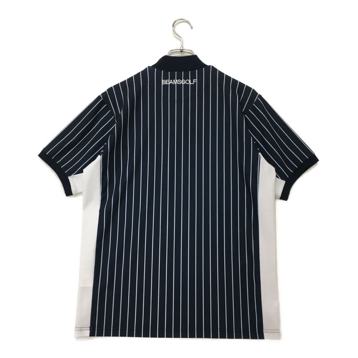 中古 メンズ ビームスゴルフ BEAMSGOLF 半袖シャツ S 紺