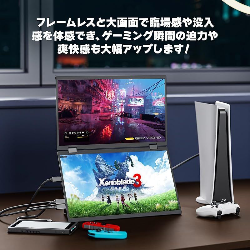 cocopar デュアルモバイルモニター 15.6インチ FHD（1920×1080