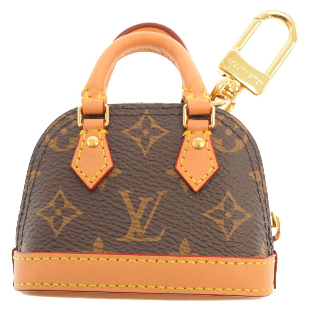 LOUIS VUITTON (ルイヴィトン) M00995 ビジュー サック マイクロアルマ バッグチャーム キーホルダー ブラウン - メルカリ