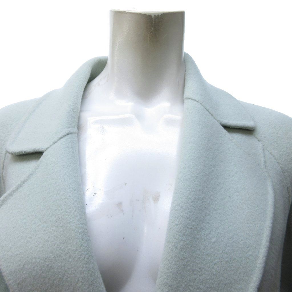 SOEJU ソージュ ウールリバーローブコート ジャケット ベルテッド ミントグリーン M S-02-CT-021 WWW_SMP1DAWEKUDUS_SCH_ID