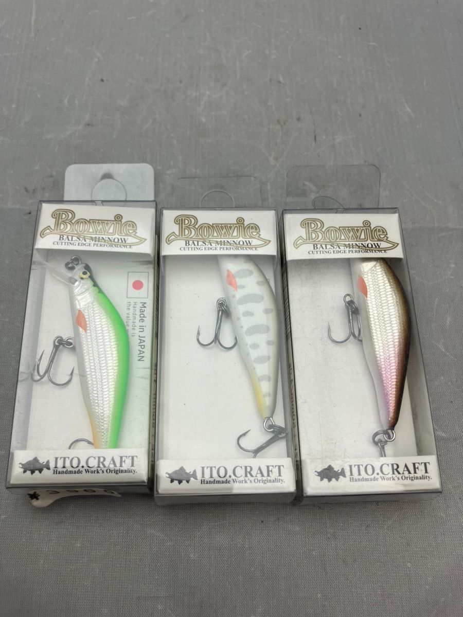 ITO.CRAFT Bowie ボウイ 50S 3点セット WP|PYG|CT ルアー