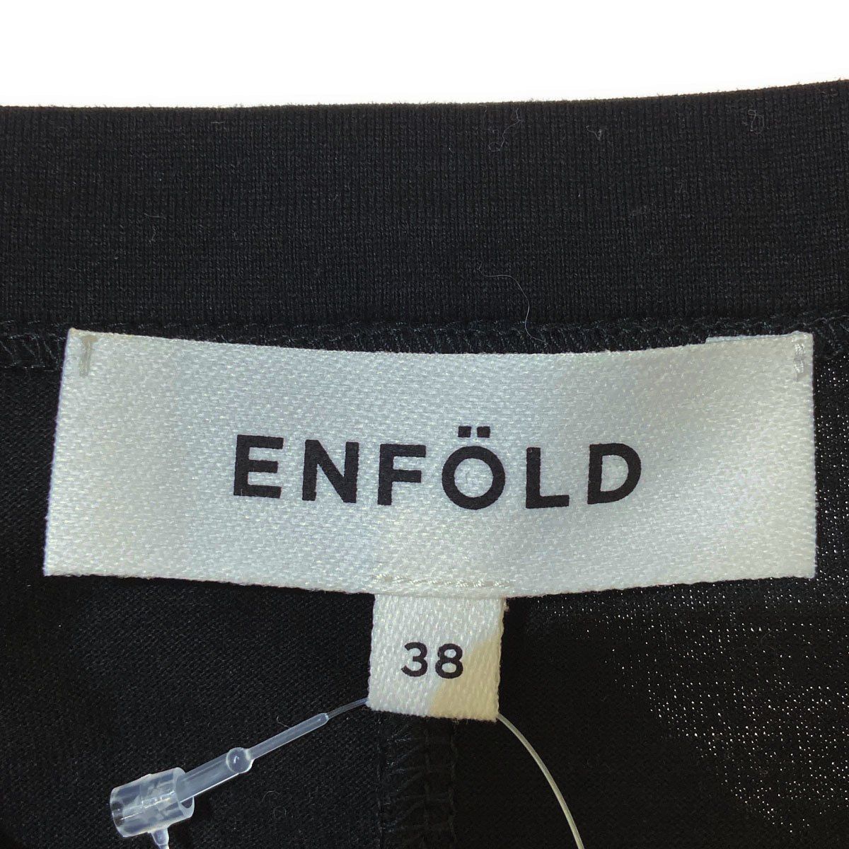★新品未使用 （ENFOLD）シルケット天竺タックプルオーバー 38 ☆新品未使用☆【ENFOLD】シルケット天竺タックプルオーバー size 38