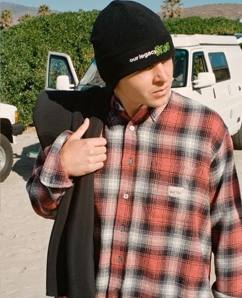 stussy our legacy ビーニー Stussy] Stussy x Our Legacy Work Shop Skullcap Black (STUSSY