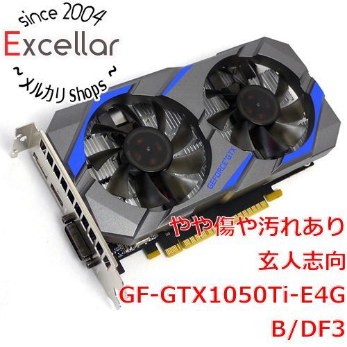 bn:4] 玄人志向グラボ GF-GTX1050Ti-E4GB/DF3 PCIExp 4GB - 家電・PC