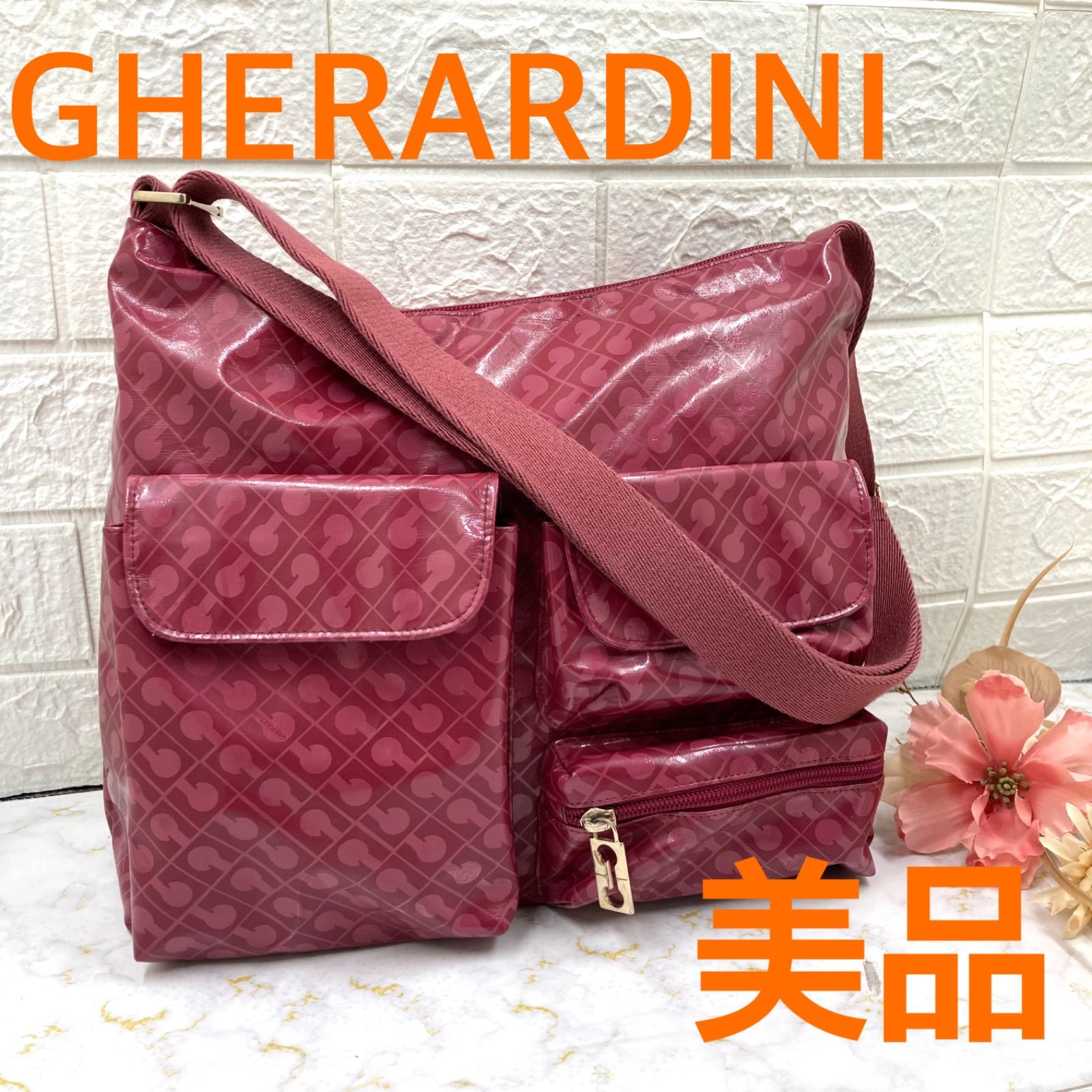 美品❗️軽量❗️GHERARDINI ❗️ゲラルディーニ❗️PVC 総柄 ワン 