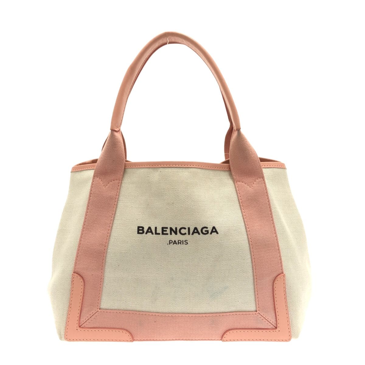 BALENCIAGA(バレンシアガ) トートバッグ ネイビーカバS 339933 白