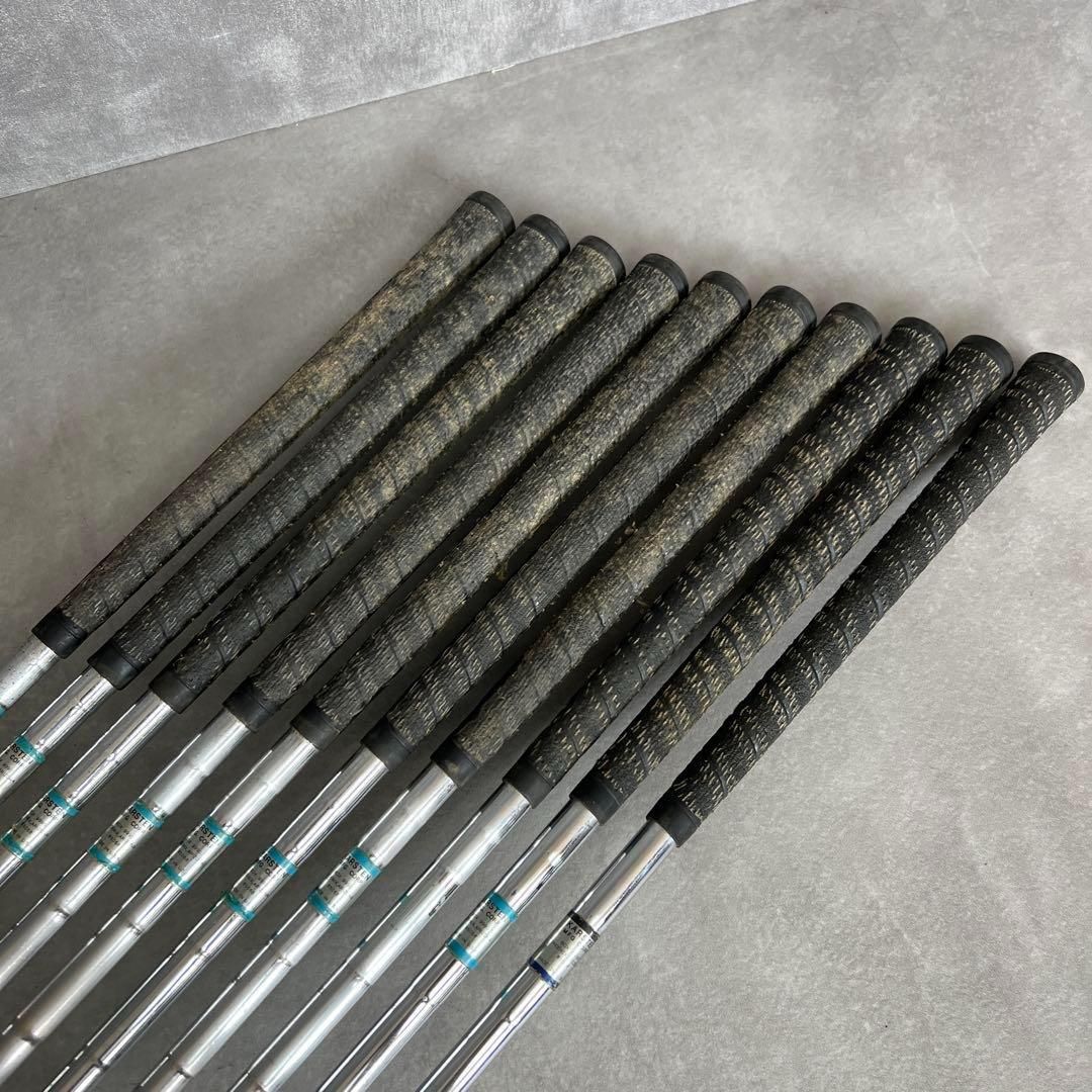 豪華10本 希少な2番 ピン EYE2 メンズゴルフアイアンセット 右 黒