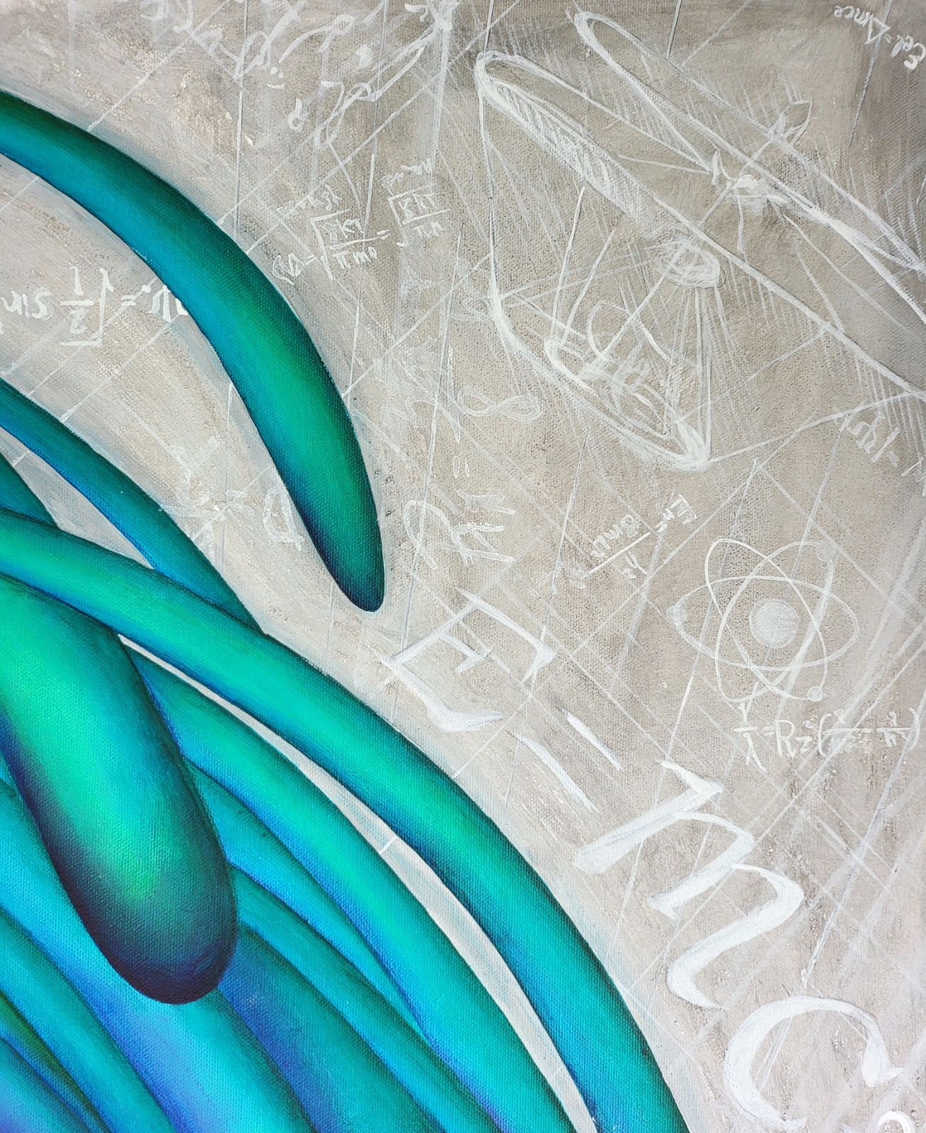 奇天烈Ⅱ - EccentricⅡ / モダン画 117×91㎝ F50 キャンバス 原画のみ