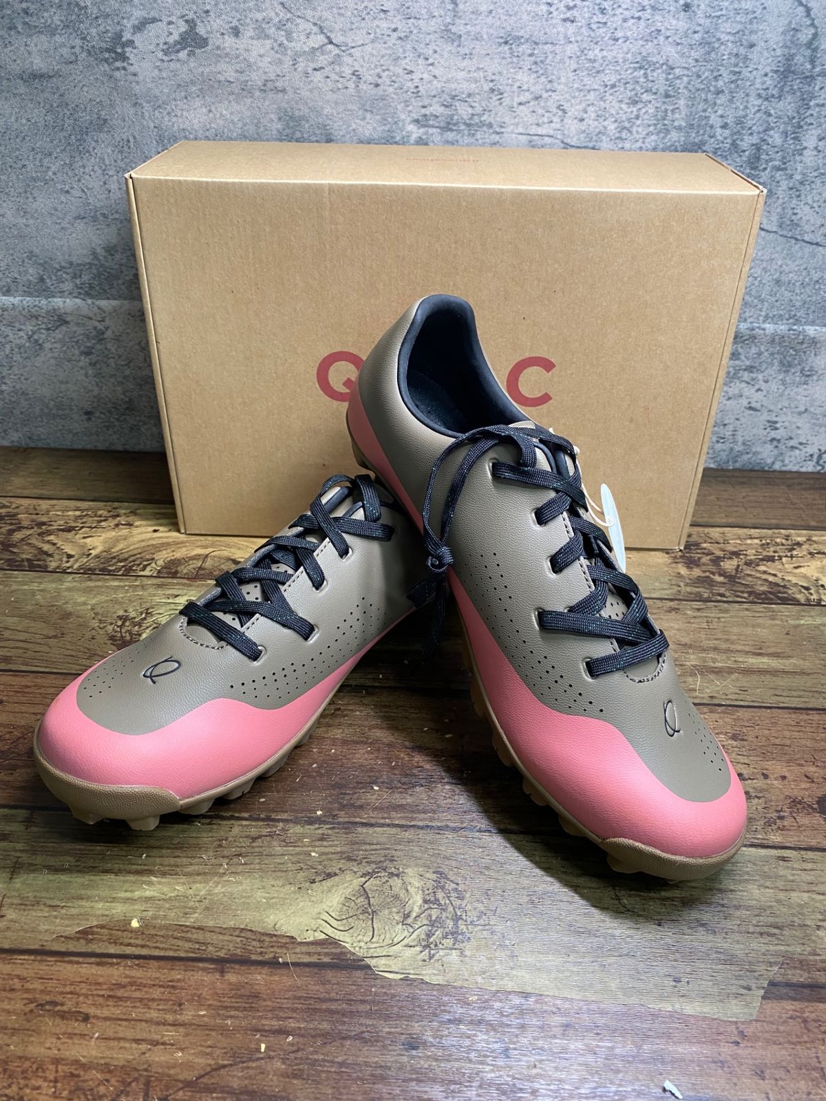 JE444 クオック QUOC GRAN TOURER ビンディングシューズ 2穴 ピンク EU46