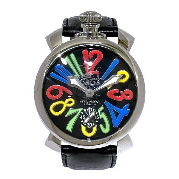 ガガミラノ マヌアーレ48mm スケルトン 時計 腕時計 メンズ