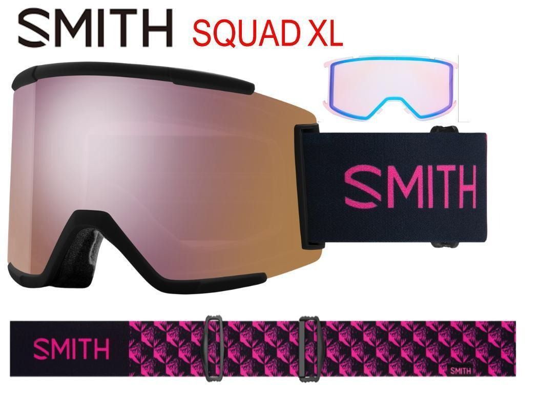 スミス SQUAD XL スノーゴーグル レギュラーフィット AC スノーボード ゴーグル スキーゴーグル