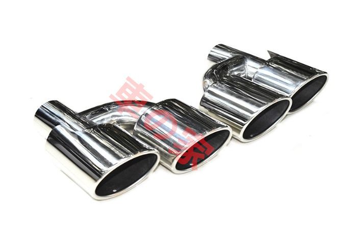 メルセデス ベンツ Cクラス W204 C180C200C260C300 マフラーカッター テールパイプ デュアル4本出し C63AMGルック 外装 排気管