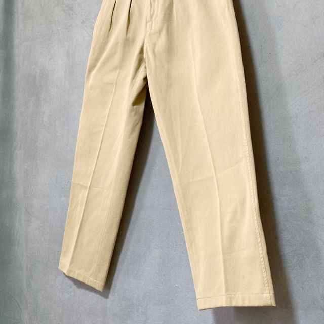 GTA GHURKA PANTS コットン ウェポンツイル 2プリーツ グルカパンツ size.46 (M) ベージュ