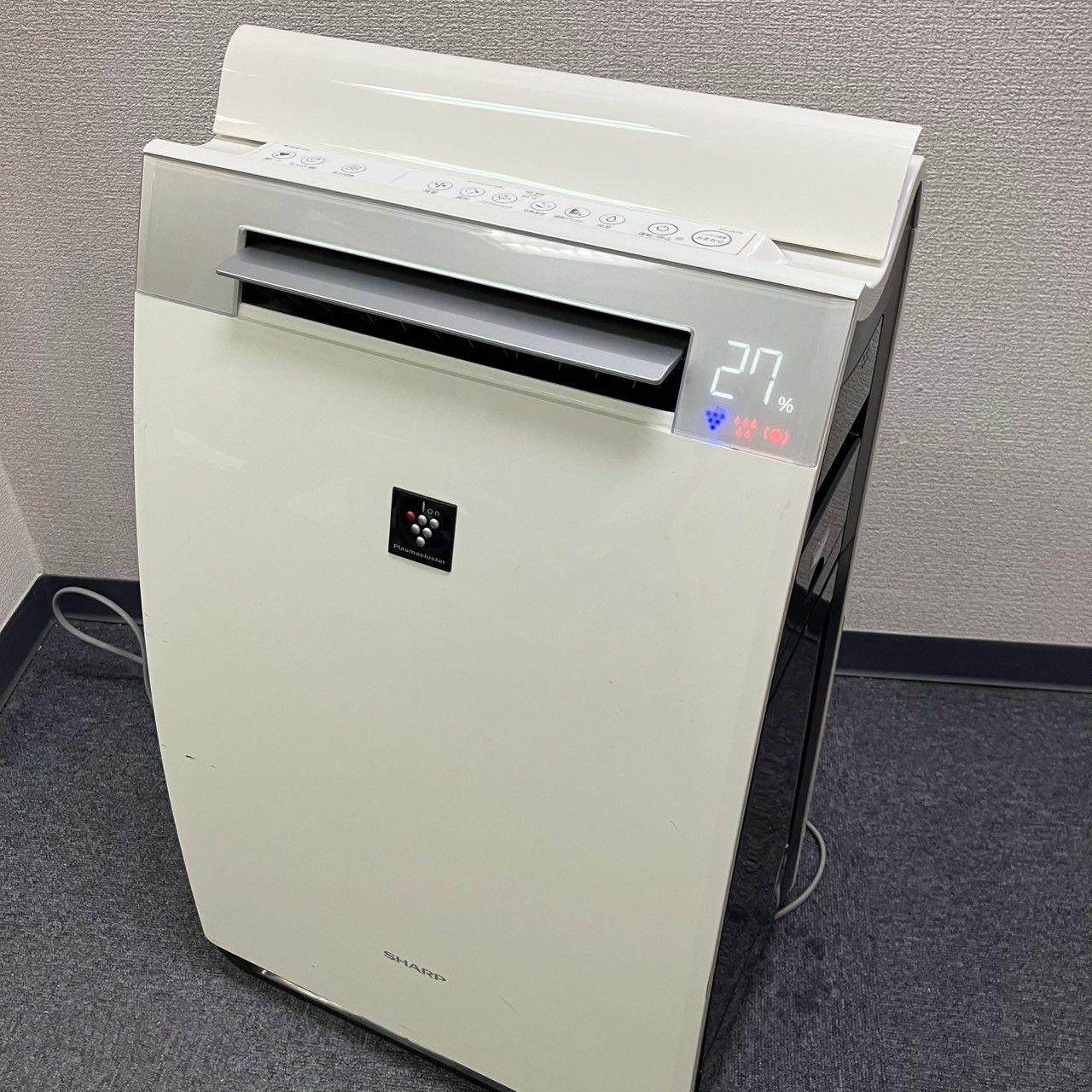 SHARP シャープ 加湿空気清浄機 KI-JX75-W 2018年製 - メルカリ