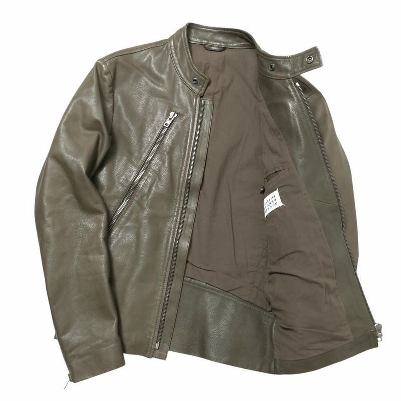 MARTIN MARGIELA マルタンマルジェラ 5zip Leather Jacket