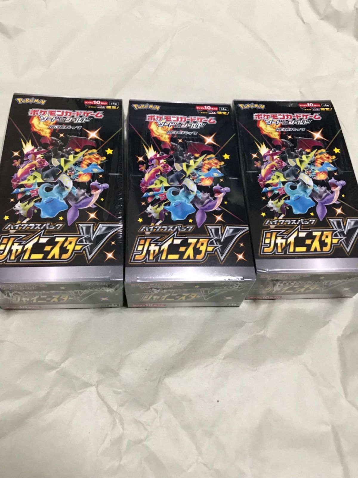 キャンペーン中！シャイニースターV 新品未開封シュリンク付き 3BOX