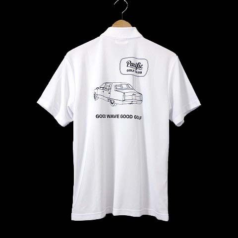 Pacific GOLF CLUB ゴルフシャツ ホワイト パシフィックゴルフクラブ