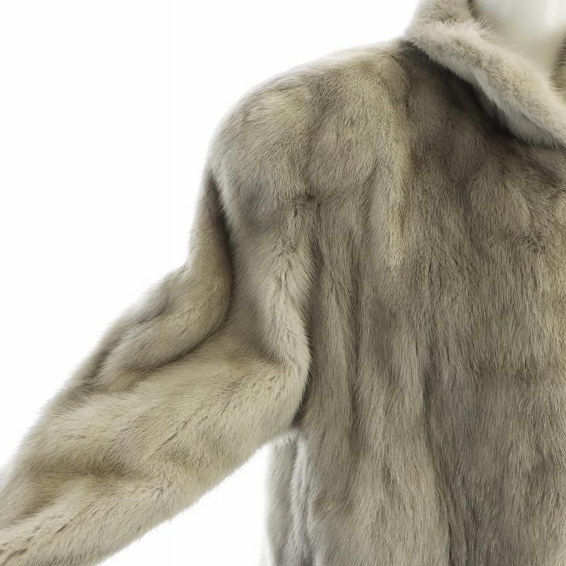 サガミンク SAGA MINK 銀サガ シェアードミンク 本毛皮 コートの