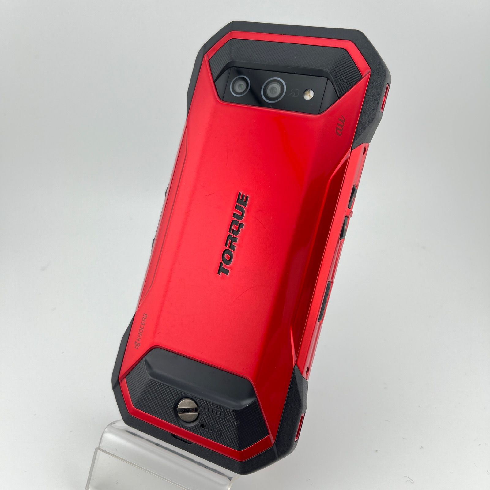 バッテリー良好 TORQUE 5G 128GB レッド SIMフリー(simロック解除済