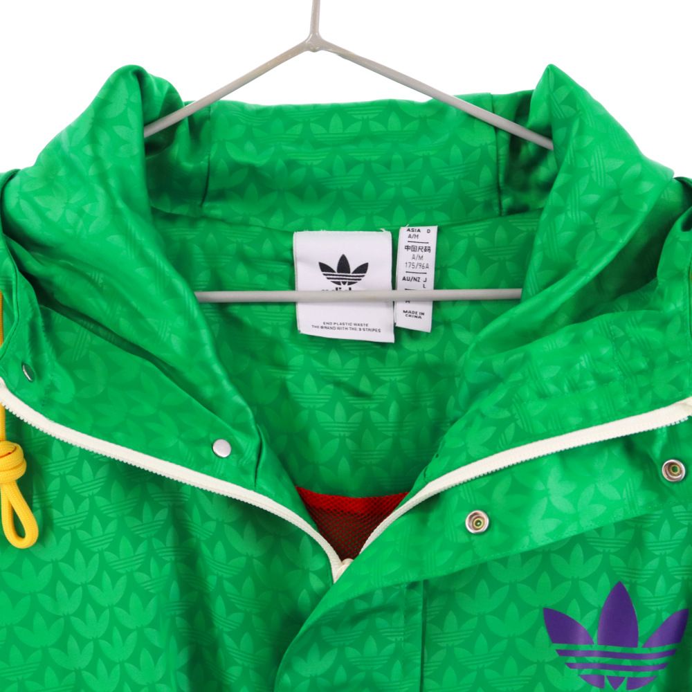 adidas (アディダス) ロゴ フーディー ジップ アップ ウィンド 