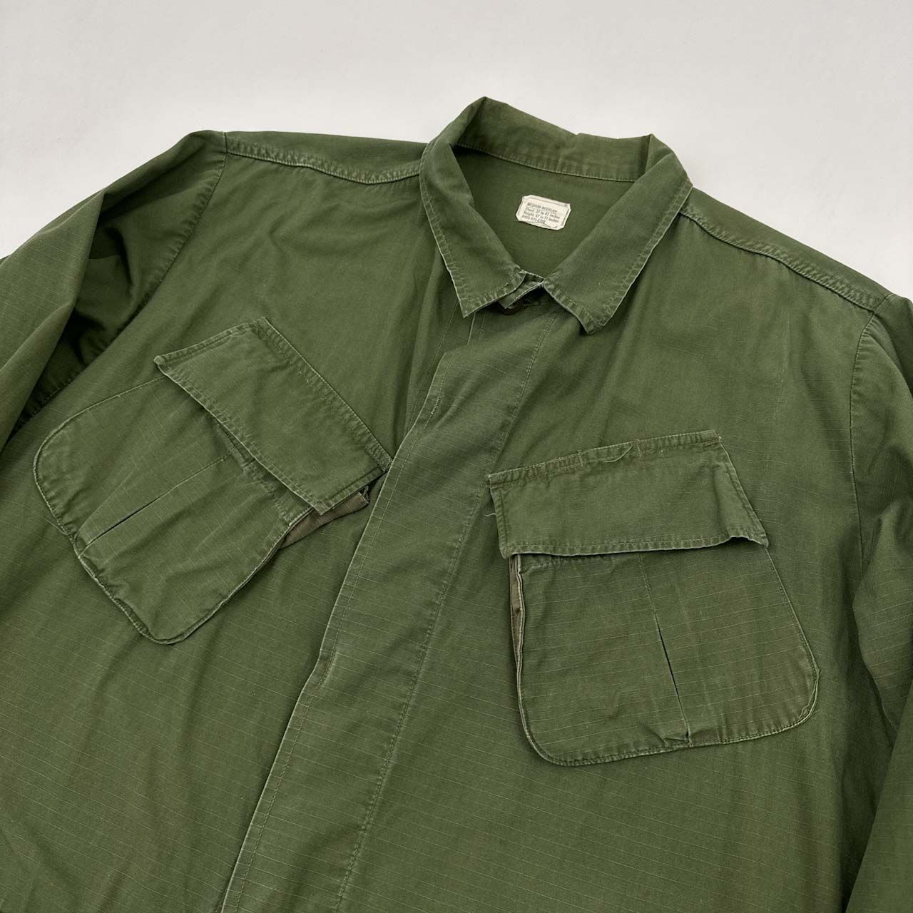 60's US.ARMY ジャングルファティーグジャケット M-R/カーキ/4th