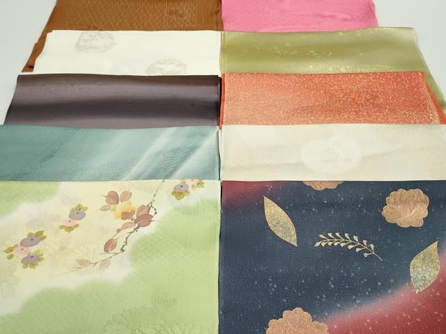 平和屋着物☆和装小物 帯揚げ10枚 正絹 逸品 DAAV8139by