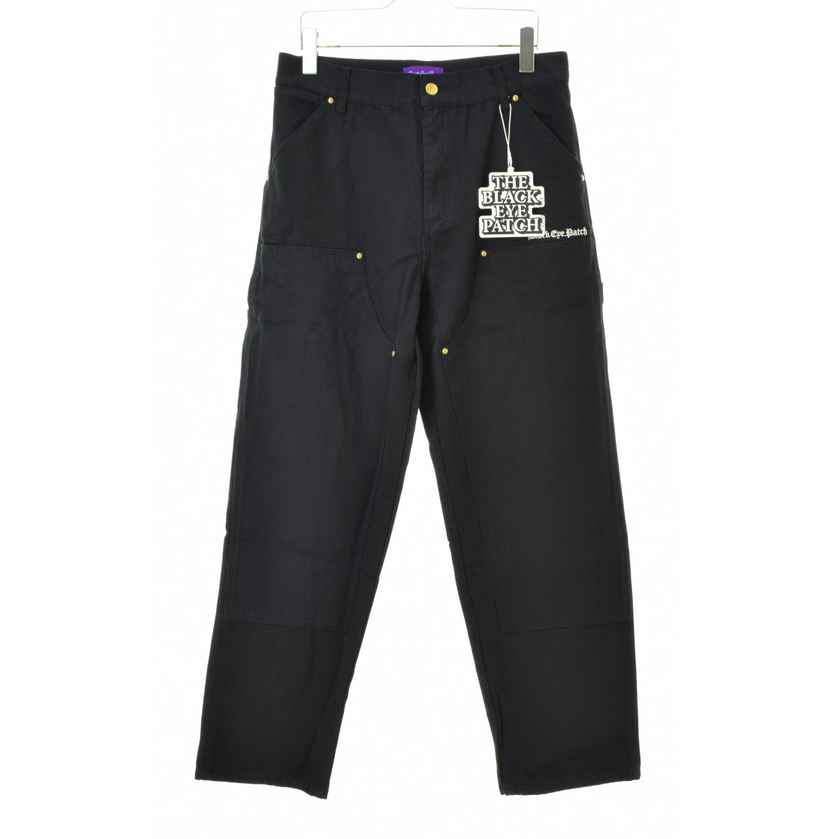 key 黒タグ　ペインターパンツ　アメリカ製 BlackEyePatch】25SS BEPSS25PA18 OE LOGO DOUBLE KNEE DUCK