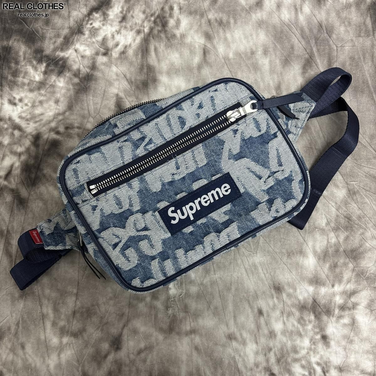 Supreme/シュプリーム【22SS】Fat Tip Jacquard Denim Waist Bag/ファット ティップ ジャガード デニム  ウエストバッグ/ボディバッグ - メルカリ