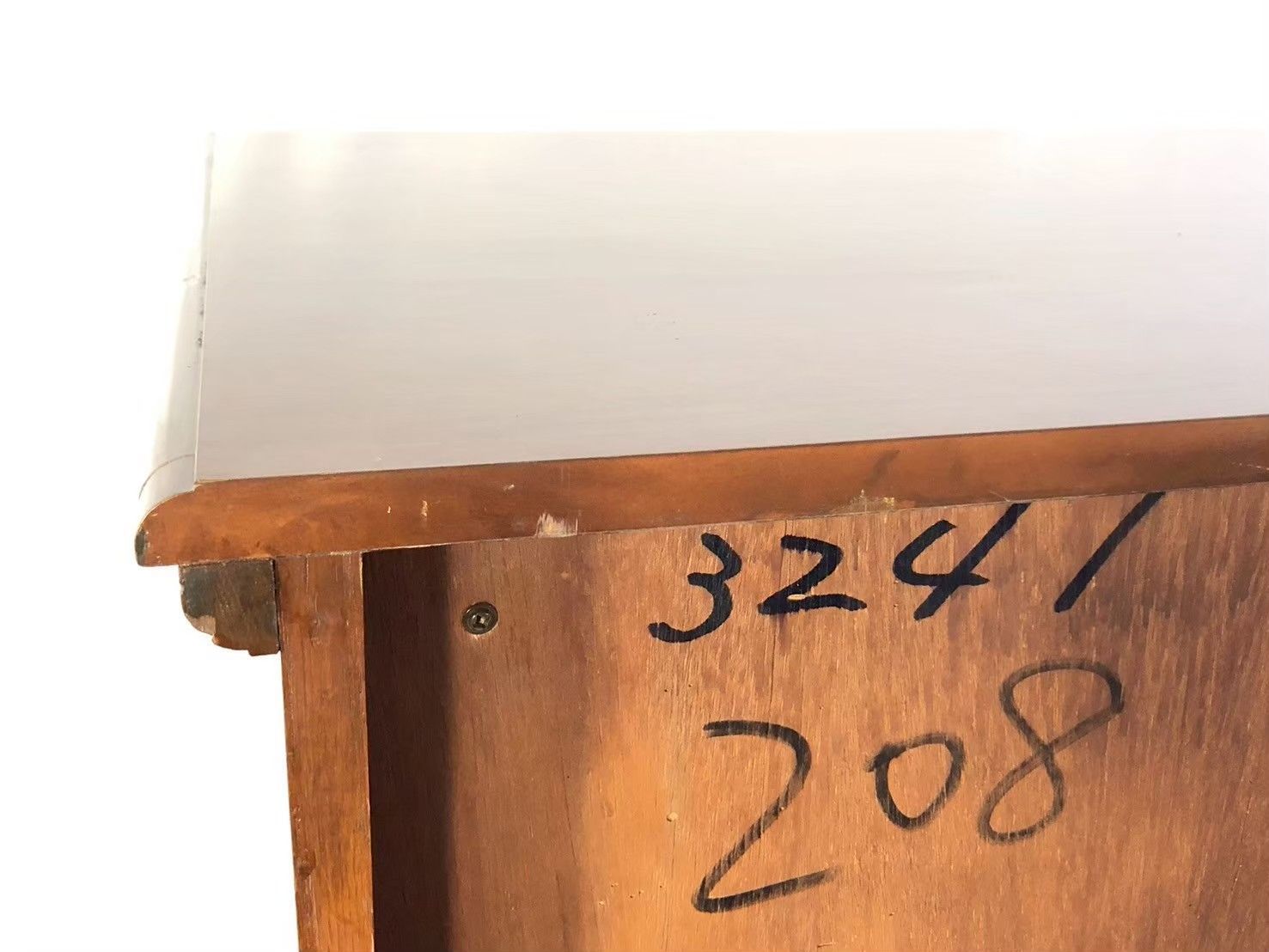 オープンスペース付3段チェスト ヴィンテージ