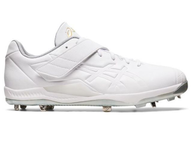 asics アシックス GOLDSTAGE SETDO ホワイト/ホワイト 28cm 1121A066 110 | スポーツ 運動 靴 くつ シューズ 男性用 男性 紳士靴 メンズ 野球 ベースボール 野球スパイク 試合 練習 スパイク スピード向上 