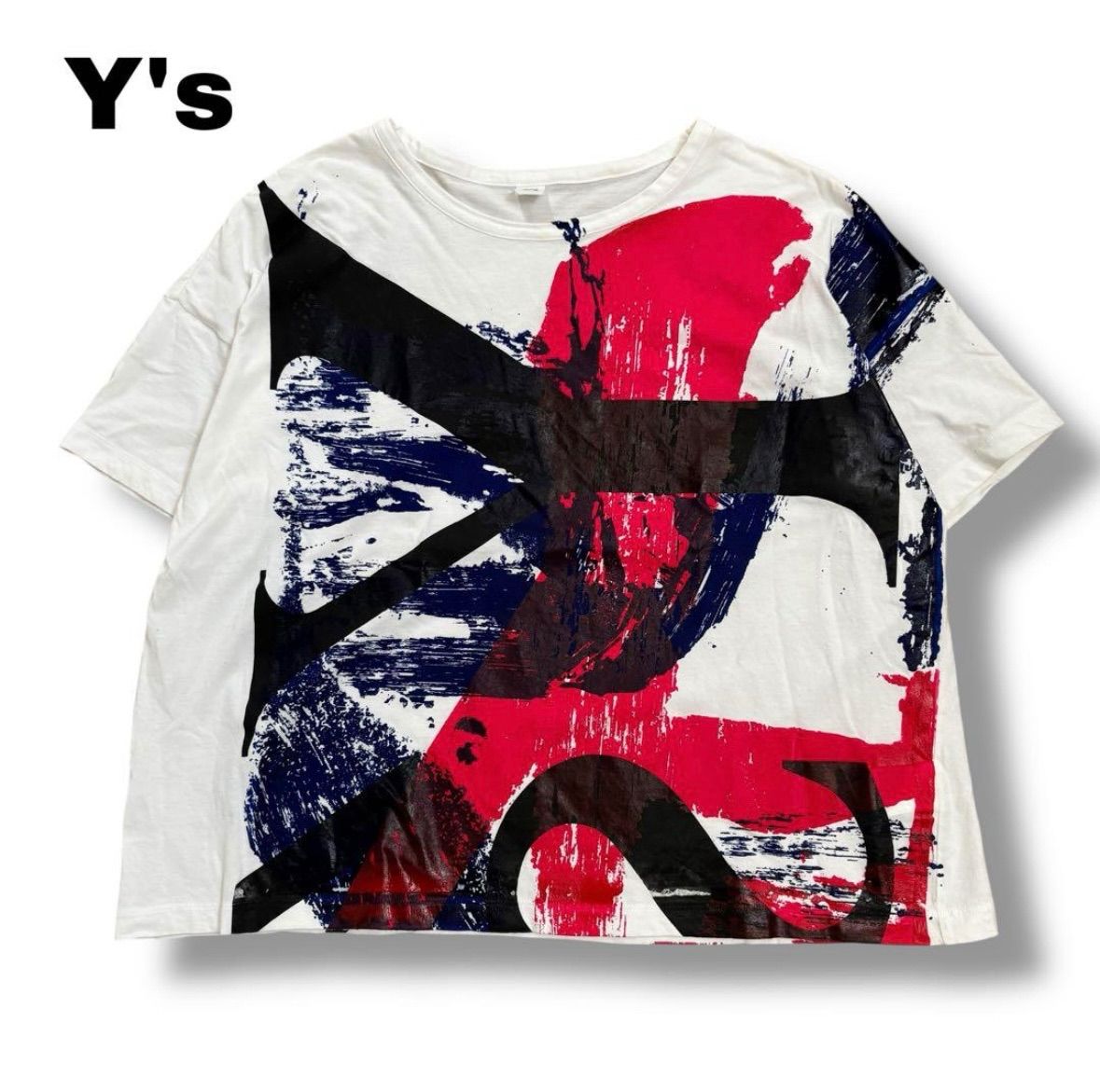 Y s アートロゴペイントTシャツ 2