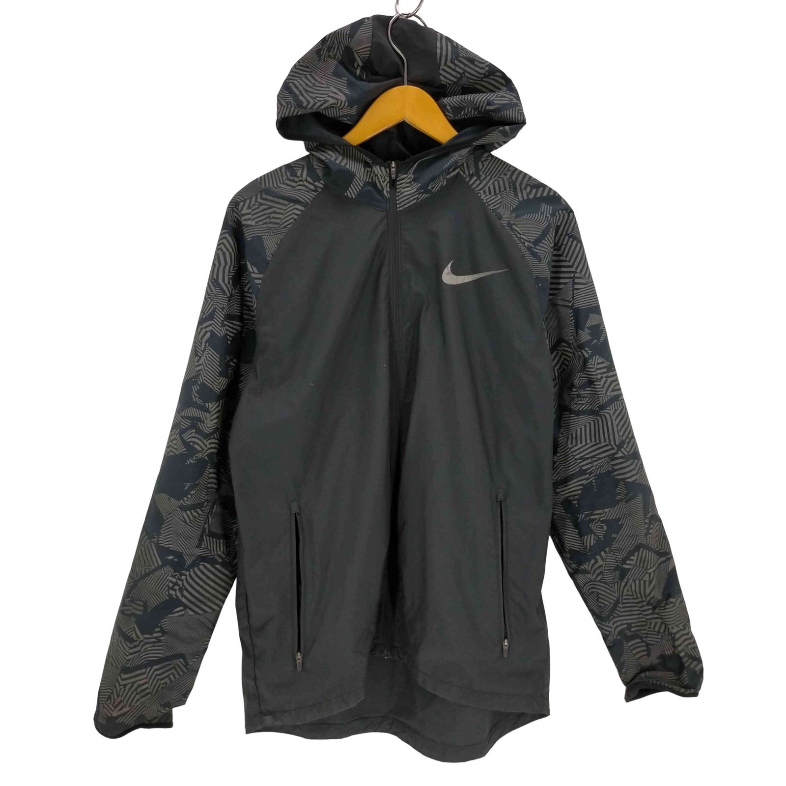 ファッションの ナイキ NIKE エッセンシャルフラッシュ フーディリフレクティブ ウォーキング・ランニングウェア