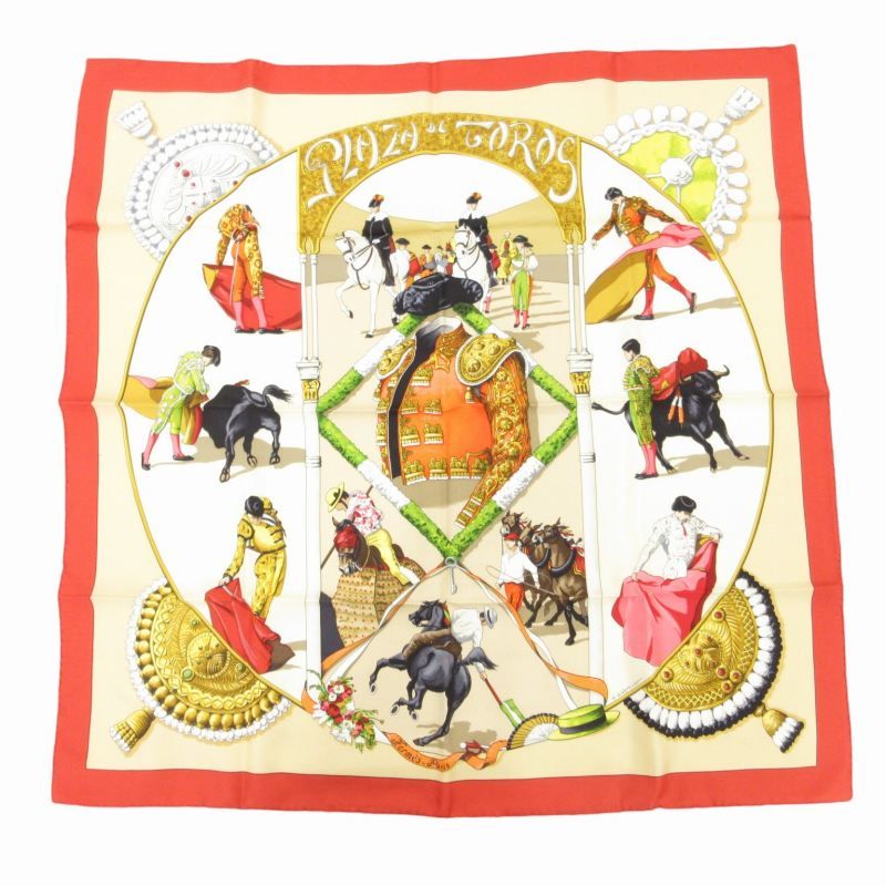 エルメス HERMES スカーフ カレ90 闘牛士