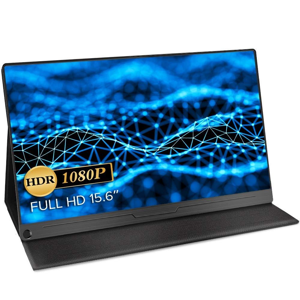 数量 EVICIV モバイルモニター 15.6インチ 1920*1080 ゲーミング用 ポータブルディスプレイ IPS液晶パネル 薄型 軽量 ペンホールスタンド VESA 保護カバー USB Type-C 標準HDMI PS4|XBOX|Switch|P