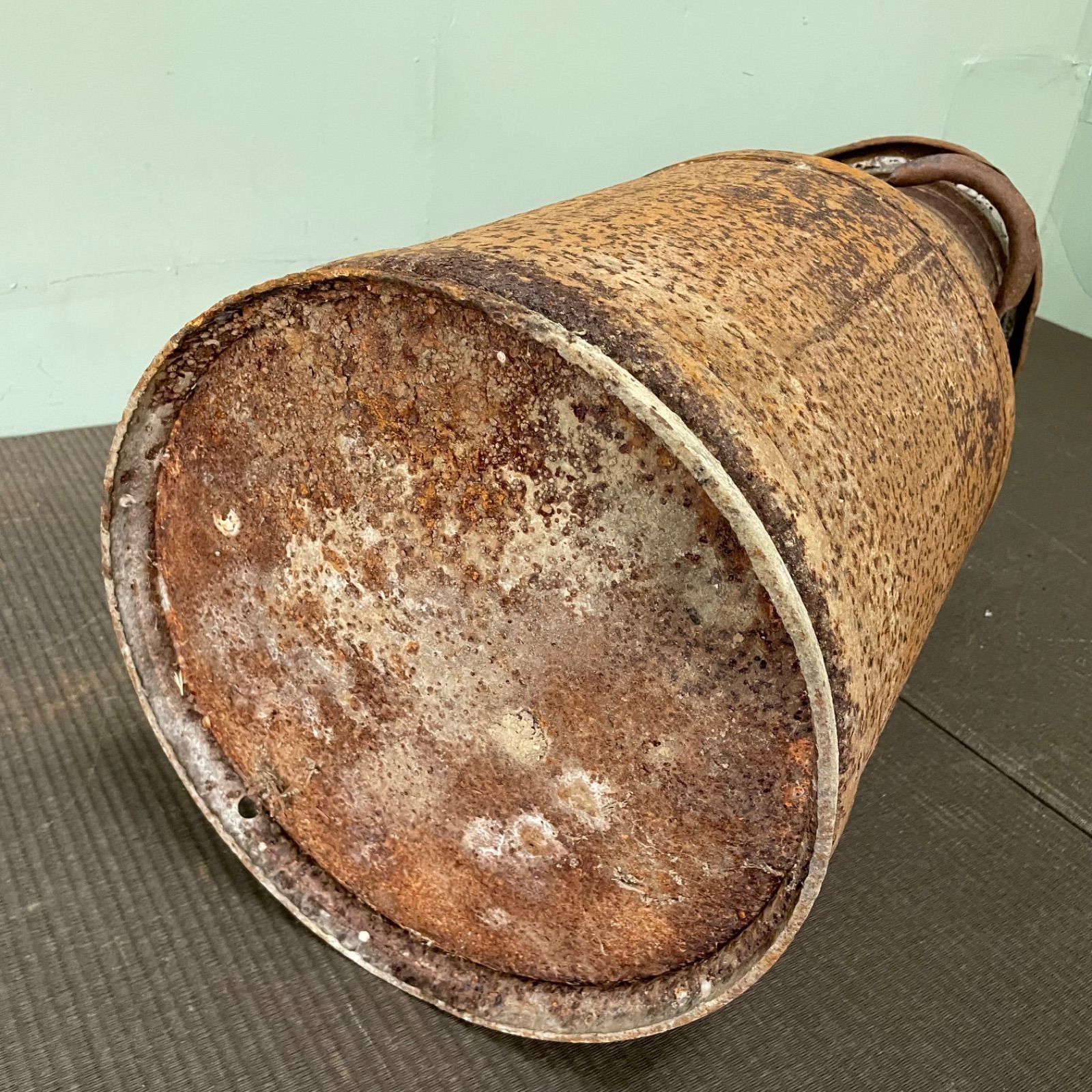 ♭ ガーデニング 古民具 ミルク缶 高さ71cm 牛乳缶 昭和レトロ