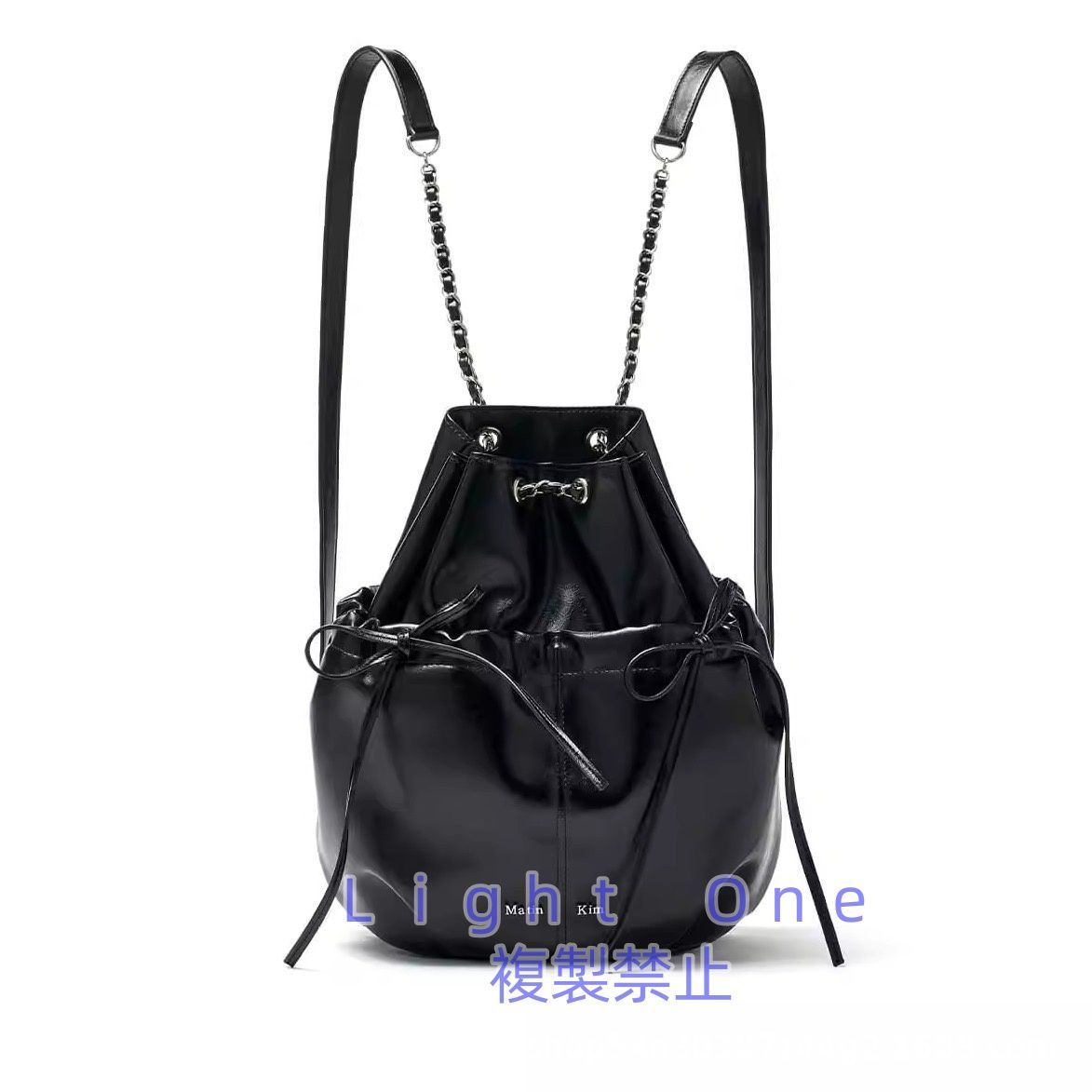 Matin. Kim ブラックリュック　新品未使用タグ付 国内完売 MATIN KIM リュックサック バックパック BABY CARGO