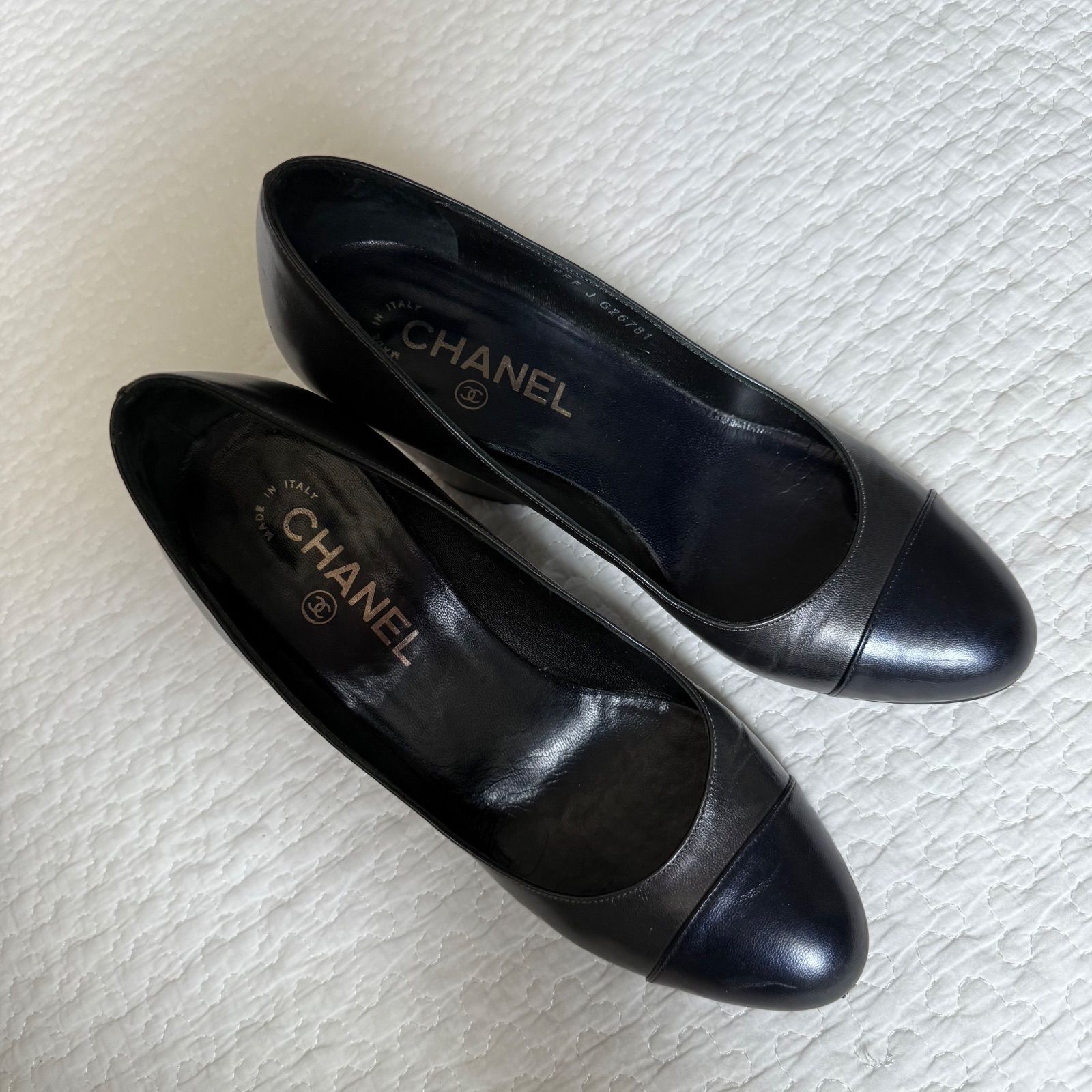 シャネル カメリア パンプス 黒 ココマーク 36 1/2 シャネル カメリア パンプス 黒 ココマーク 36 1/2 シャネル