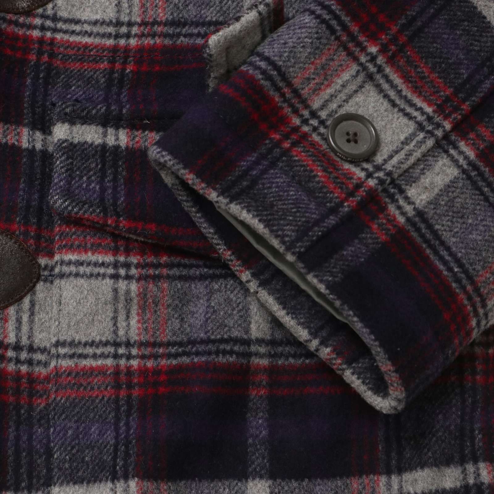 TOMMY HILFIGER トミーヒルフィガー 秋冬 ウール☆ チェック ダッフル