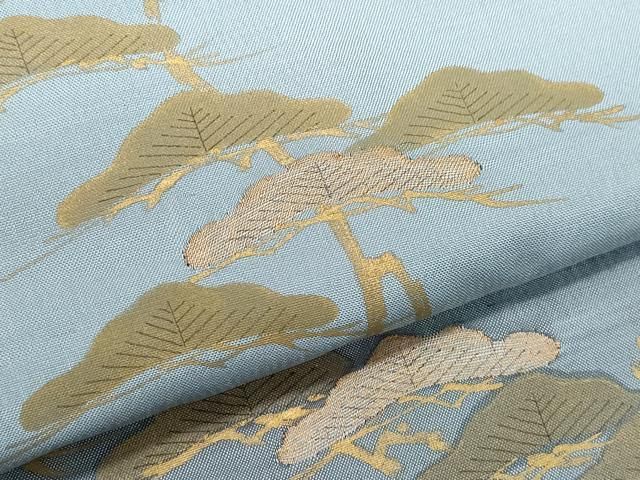 平和屋着物○上質な紬 色無地 藍海松茶色 正絹 逸品 未使用