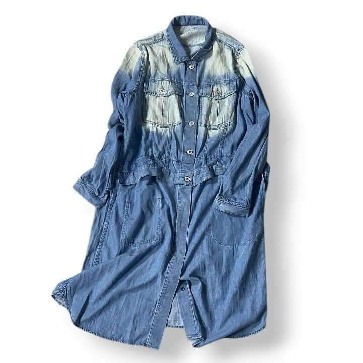 コラボ⭐︎ZARA ポプリンシャツ パッド入りネック ハリーランバート