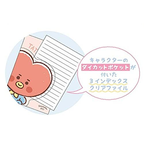 カミオジャパン BT21 ダイカットポケット3インデックスクリアファイル