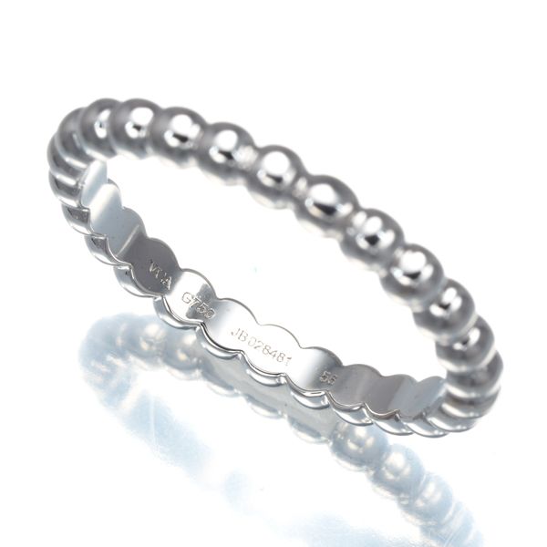 ヴァンクリーフ&アーペル リング ペルレ ミディアム 56号 K18WG