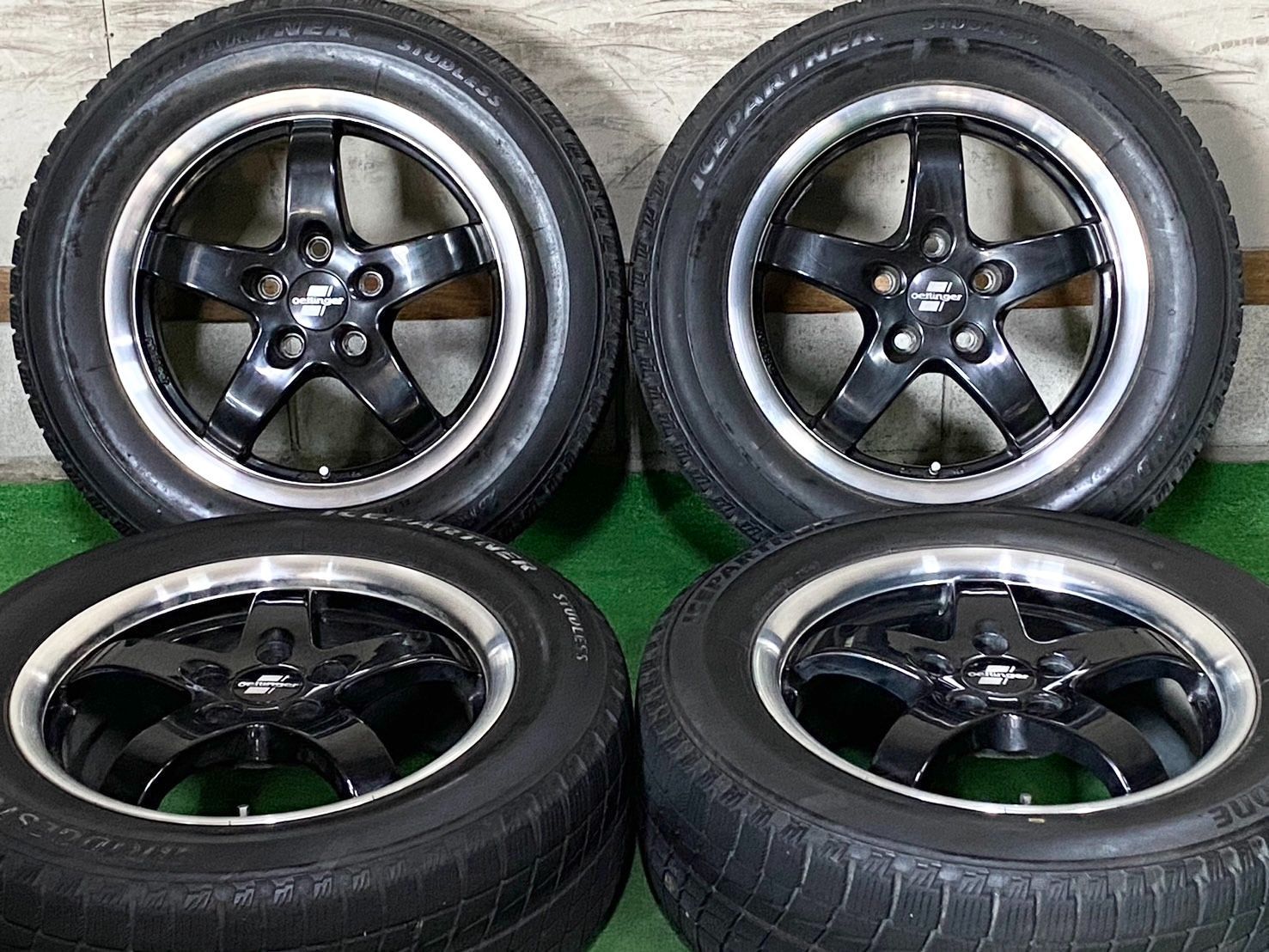 ホイール エッティンガー 16in 6.5J 47 PCD112 ブリヂストン アイスパートナー 215|60R16 シャラン ザ ビートル oettinger