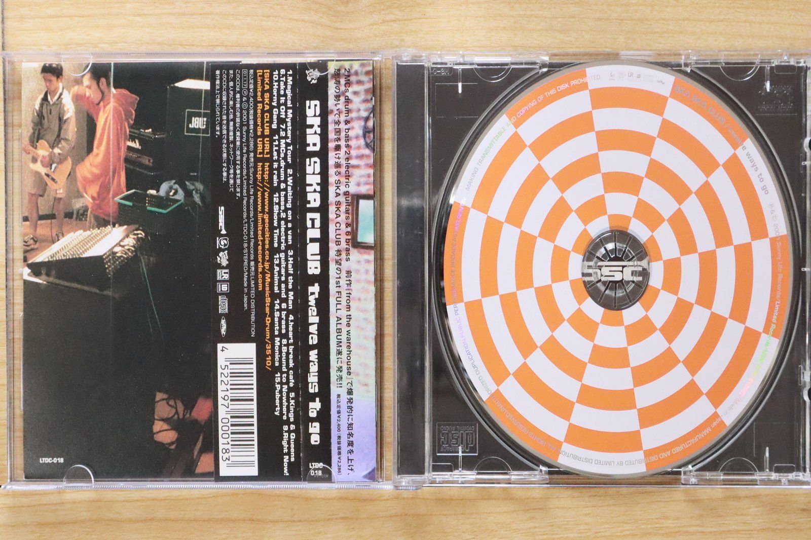 国内盤CD☆スカスカクラブ/SKA SKA CLUB□ twelve ways to go