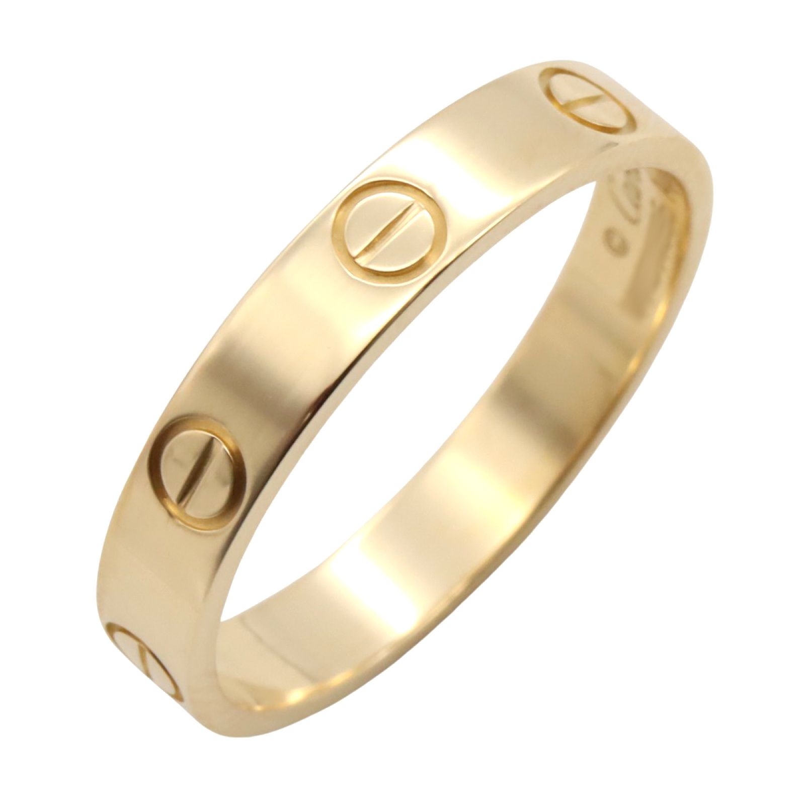 Cartier ゴールド リング　ミニラブリング　指輪　カルティエ Cartier カルティエ ミニラブリング 指輪 750(K18YG) イエロー